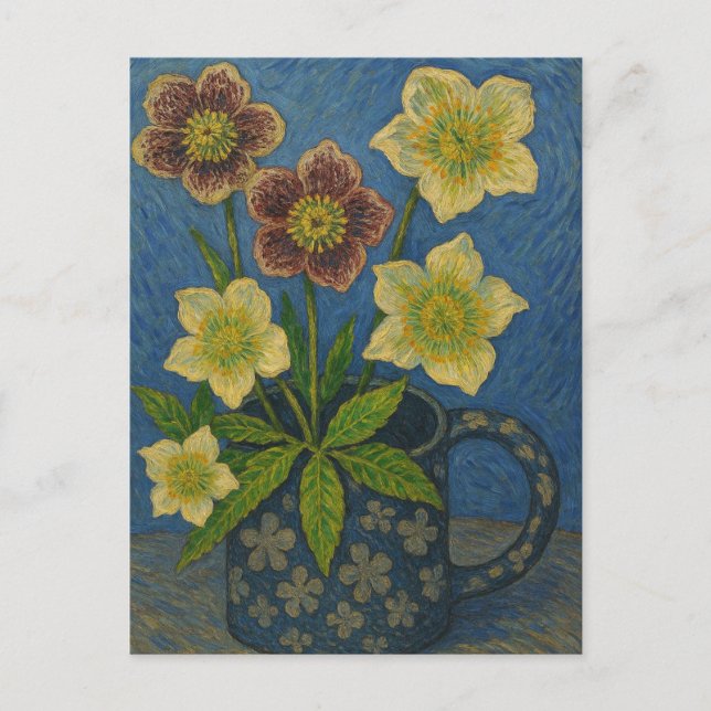 Cartão postal de Rosa de Natal (Frente)