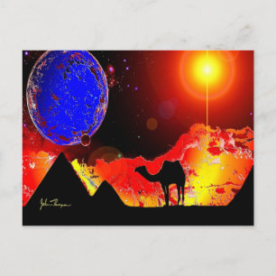 Cartão Postal de Ruínas Alienígenas Antigas