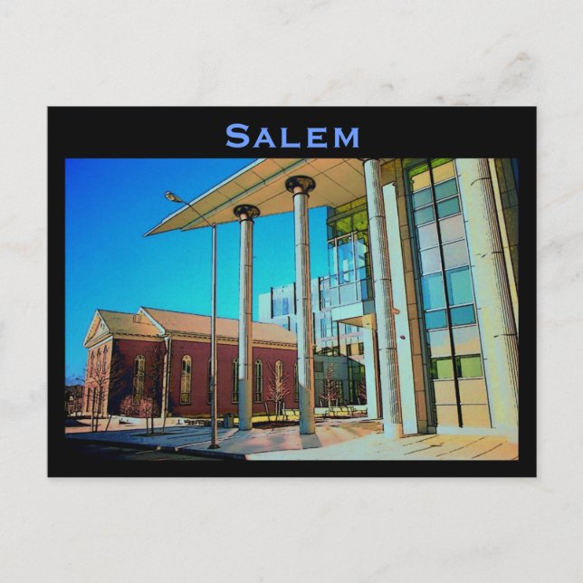 Cartão Postal de Salem (Frente)
