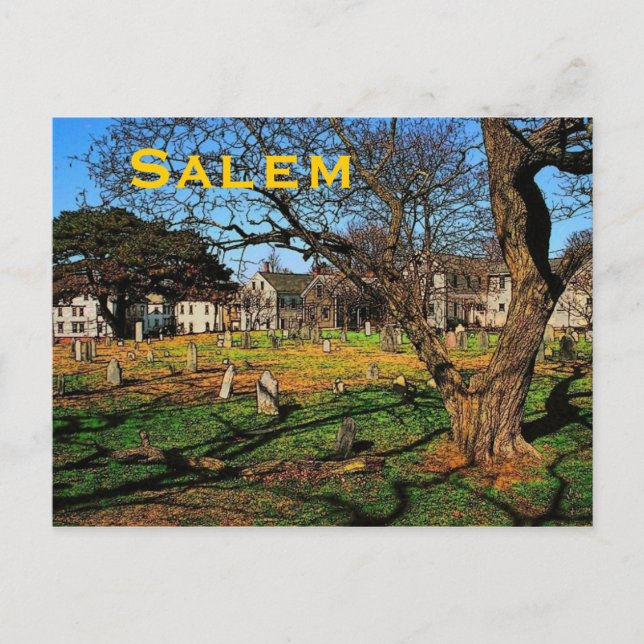 Cartão postal de Salem (MA) (Frente)