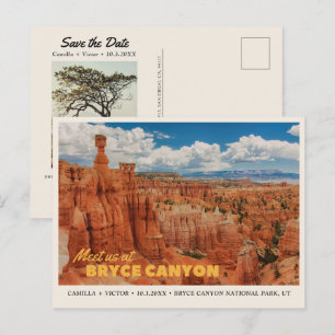 Cartão Postal de Salvar a Data do Parque Nacional 