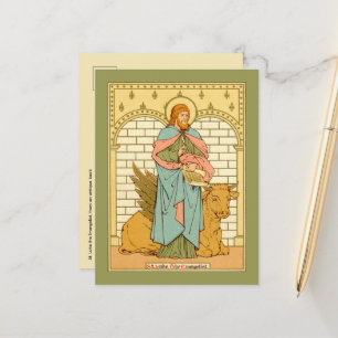 Cartão postal de São Lucas, o Evangelista (RLS 08)
