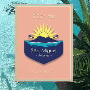 Cartão postal de São Miguel Açores Portugal
