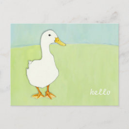Cartão postal de saudação Legal Duck