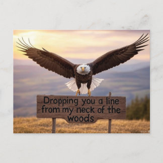 Cartão postal de saudação patriótico