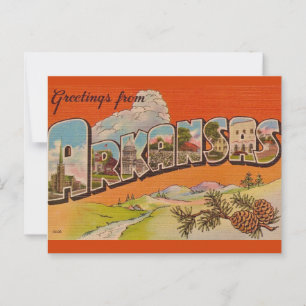 Cartão postal de Saudações Antigas do Arkansas