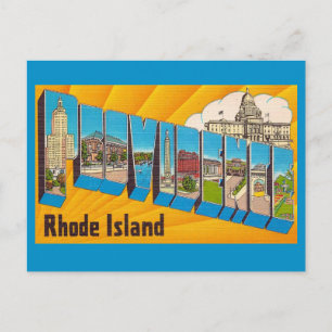 Cartão postal de saudações de Providence RI