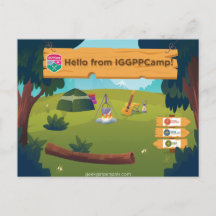 Cartão postal de saudações do IGGPPCamp