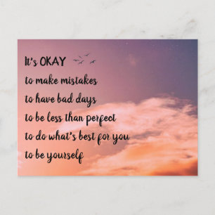 Cartão postal de saúde mental