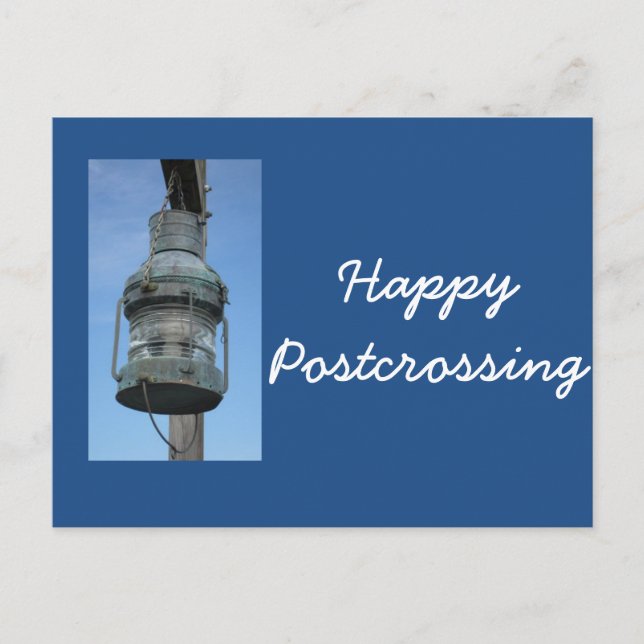 Cartão postal de Sea Lantern Postcrossing (Frente)