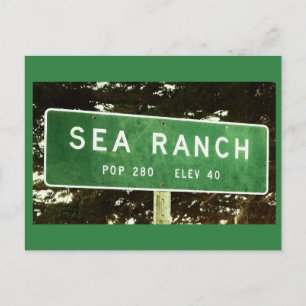 Cartão postal de Sea Ranch Califórnia