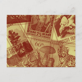 Cartão Postal de Selos Antigos