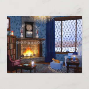 Cartão postal de Serenidade de Inverno