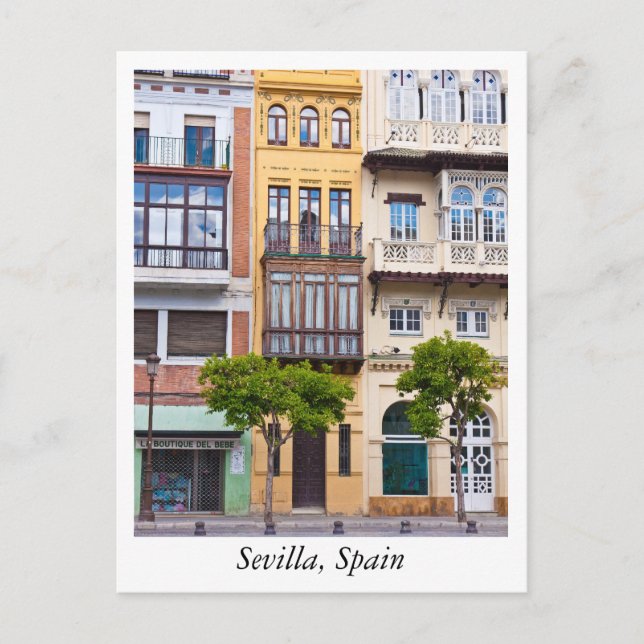 Cartão postal de Sevilha, Espanha (Frente)