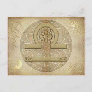 Cartão postal de Símbolo Zodiac