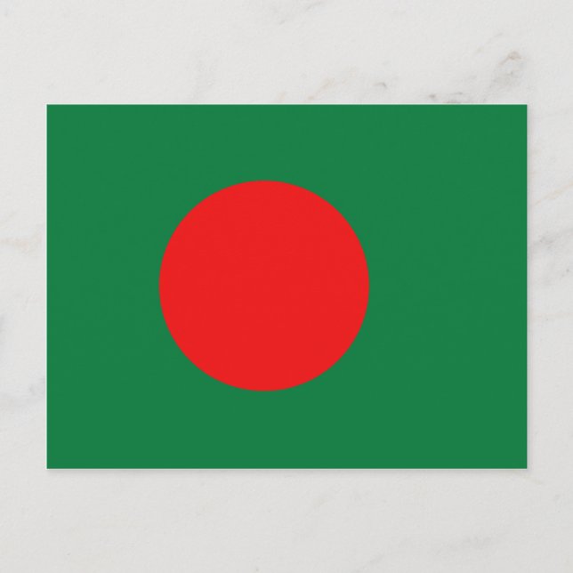 Cartão postal de Sinalizador Bangladesh (Frente)