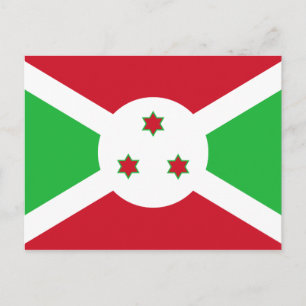 Cartão postal de Sinalizador Burundi