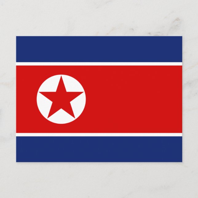 Cartão postal de Sinalizador da Coreia do Norte (Frente)