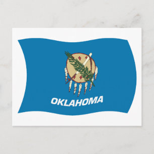 Cartão postal de Sinalizador de Oklahoma