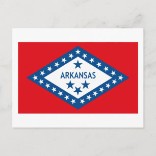 Cartão postal de Sinalizador do Arkansas