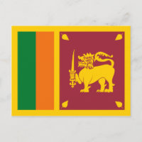 Cartão postal de Sinalizador do Sri Lanka