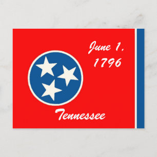 Cartão postal de Sinalizador do Tennessee