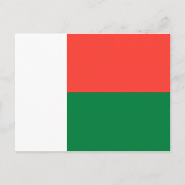 Cartão postal de Sinalizador Madagáscar (Frente)
