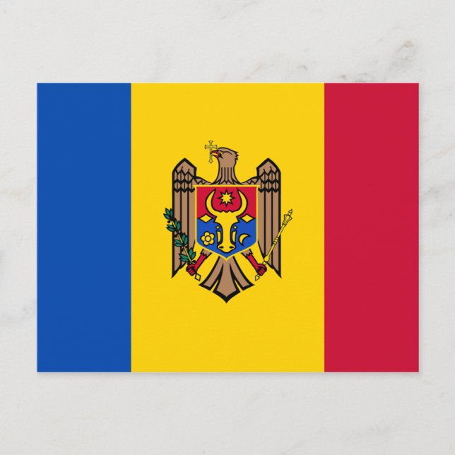 Cartão postal de Sinalizador Moldávia (Frente)