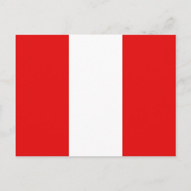 Cartão postal de Sinalizador Peru (Frente)