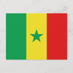 Cartão postal de Sinalizador Senegal