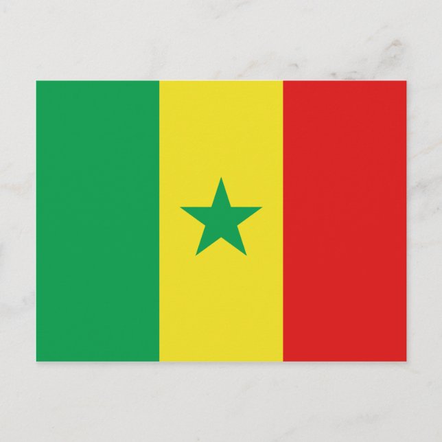 Cartão postal de Sinalizador Senegal (Frente)