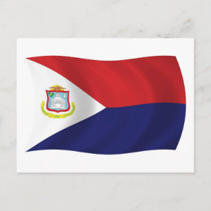Cartão postal de Sinalizador Sint Maarten