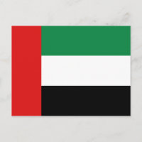 Cartão postal de sinalizador UAE