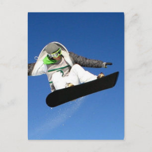 Cartão postal de snowboarding Big Air