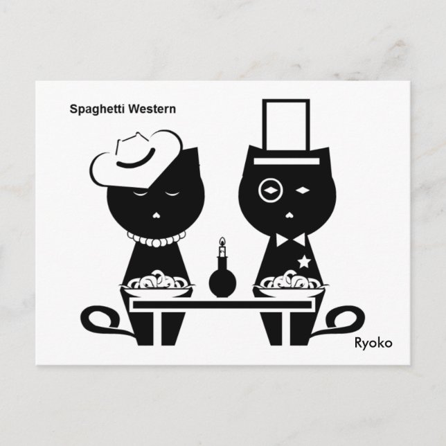 Cartão Postal de Spaghetti Western (Frente)