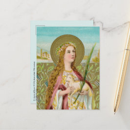 Cartão postal de Sta. Inês de Roma (BC 01)