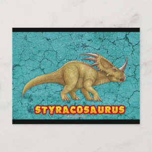Cartão postal de Styracosaurus