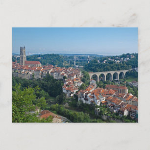 Cartão postal de Suiça Fribourg