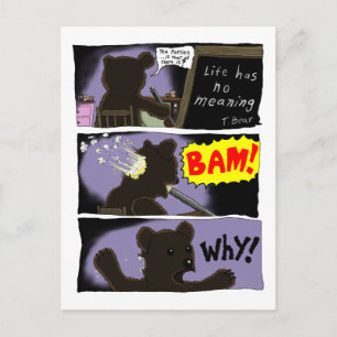Cartão postal de suicídio de T. Bear