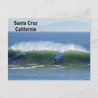 Cartão postal de Surfer Cruz papais noeis