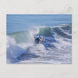 Cartão Postal de Surfista da Califórnia