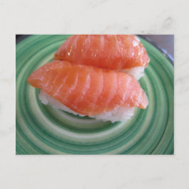 Cartão postal de sushi