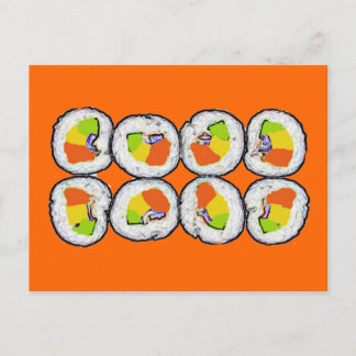 Cartão postal de Sushi Sushi