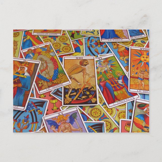 cartão postal de tarot (Frente)