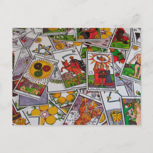cartão postal de tarot