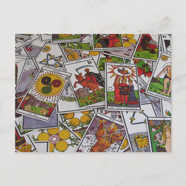 cartão postal de tarot (Frente)