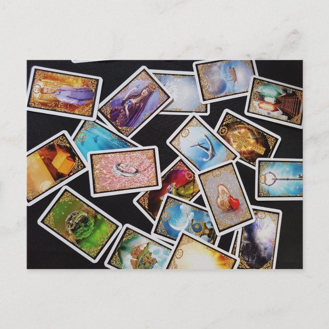 cartão postal de tarot (Frente)