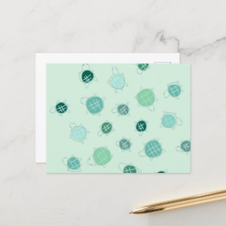 cartão postal de tartaruga