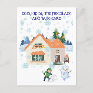 Cartão Postal de TEMPO DE NEVE