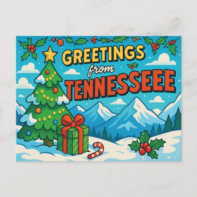 Cartão postal de TENNESSEE (Frente)